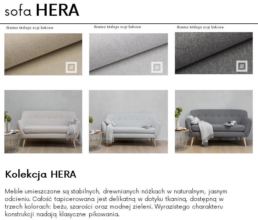 sofa Hera i wersje obicia